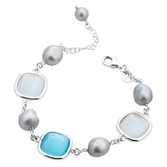 Pulsera Marcello Pane Mujer ITACA COLORS in Plata Zircone BRML 040 - BRML 040